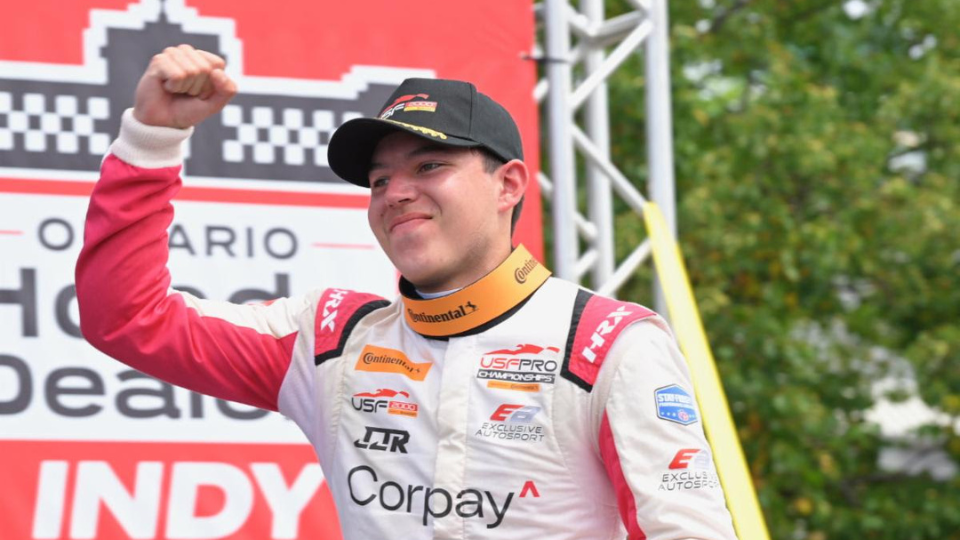 Jeffers Takes Control in USF2000  with Toronto Victory