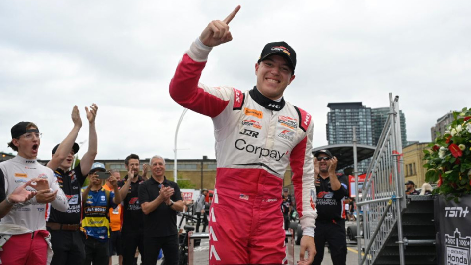 Imperious Jeffers Claims a Second  ﻿USF2000 Win in Toronto